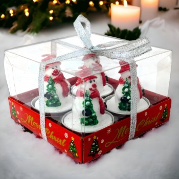 Snowman's Aroma Quartet 4-Pack Candle Celebration - B [WSG044-B]